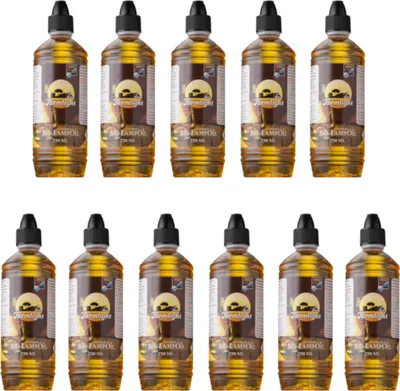 Produktbild von 11 x 750 ml Moritz  Lampenöl Citronella Farmlight für Fackeln Öllampen Sturmlaternen Wandfackeln