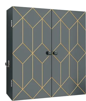 Image de Armoire murale élégante avec étagère réglable pour la maison