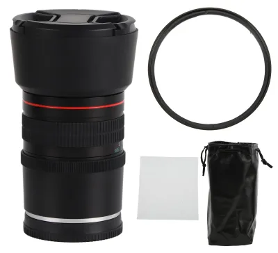 Produktbild von 85 mm F1,8 Kameraobjektiv mit großer Blende, mittleres Teleobjektiv, manueller Fokus, Vollformat-Portrait für A6400