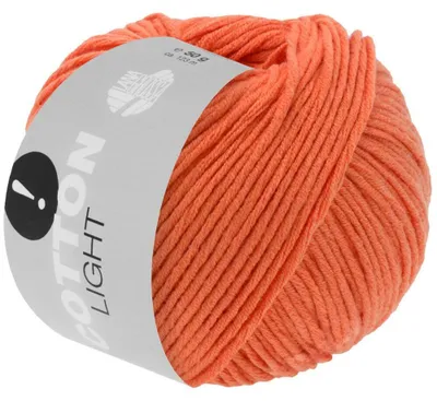 Produktbild von Lana Grossa Baumwolle LIGHT Aktion! 50 g leichte, multifile Baumwollmischung 123 m Farbe 026 - Rotorange