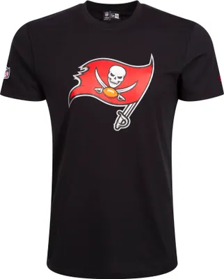 Produktbild von New Era Herren T-Shirt NFL Tampa Bay Buccaneers Logo schwarz L