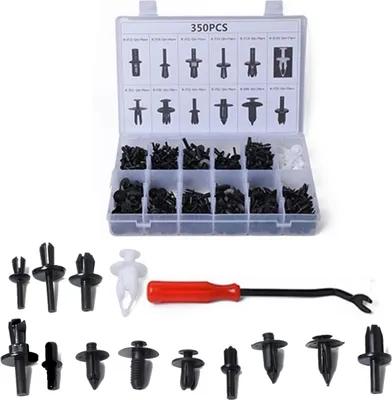 Produktbild von 350 PCS Universal Car Retainer Clips Sortiment Auto Panel Trim Kunststoff Fasteners Rivet Clips Set