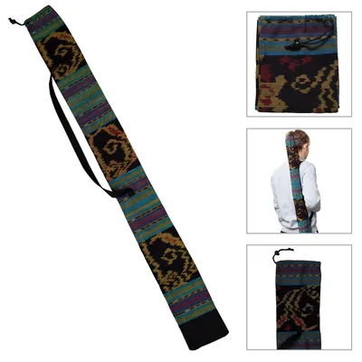 Immagine prodotto di Borsa didgeridoo Ikat 125cm - Cotone fatto a mano, tracolla regolabile