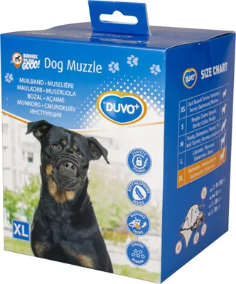 Obrázok produktu pre DUVO+ Plastový náhubek XL: Rottweiler, Newfoundland, Bullmastiff, St Bernard, 65319069