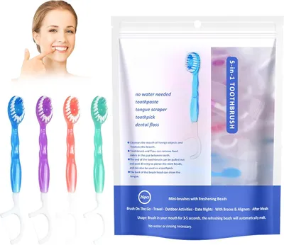 Produktbild von Zahnbürste mit ergonomischem Griff, weiche Borsten, 1 Stück, für die Mundpflege