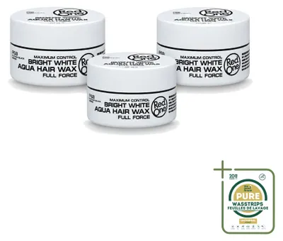 Produktbild von 3 x Red One Bright White Haarwachs - Maximum Control - 150 ml - Vorratspackung - 3 Stücke