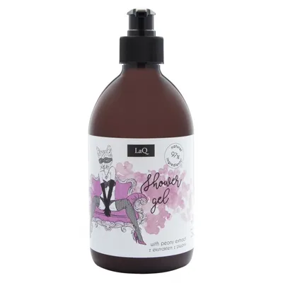 Immagine prodotto di LaQ Gel doccia naturale con estratto di peonia, 500 ml