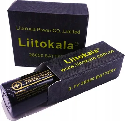 Zdjęcie produktu dla Bateria Akumulator ogniwo Liitokala Lii-50A Li-ion 26650 5000mAh 3.7V