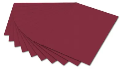 Image de 100x Folia 6422 papier argile A4 rouge foncé