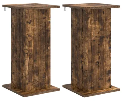 Obrázek produktu pro vidaXL Stojan na květiny, 2 ks, kouřový dub, 30,5 x 30 x 60,5 cm