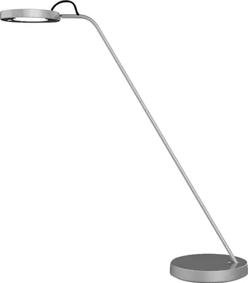 Produktbild von Unilux LED Schreibtischlampe Eyelight, silbergrau []