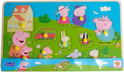 Produktbild von Eichhorn Peppa Pig Steckpuzzle