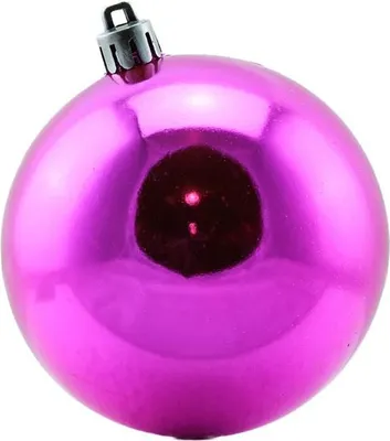 Produktbild von DECOLED Kunststoffkugeln Ø 10 cm, pink, 6x glänzend