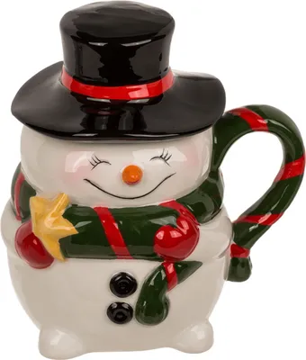 Image de OOTB Gobelet Funny Snowman avec couvercle