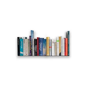 Produktbild von Radius Design - Booksbaum Wandregal horizontal : Schwarz M