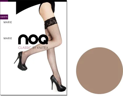 Produktbild von Halterlose Netzstrümpfe Marie 3 Beige