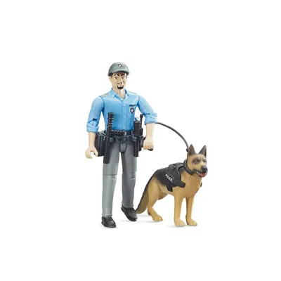 Obrázok produktu pre bruder bworld 62150 Súprava figúrok na hranie Policajt so psom