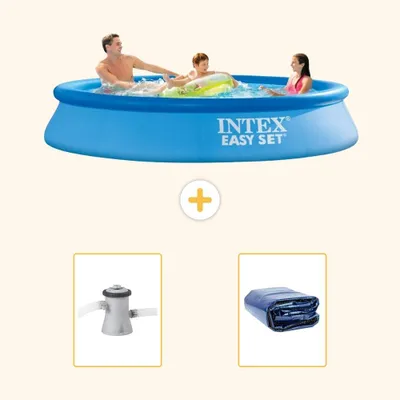 Productafbeelding van Easy Set Zwembad - Rond - 305x61 cm - 3-delig - S21311