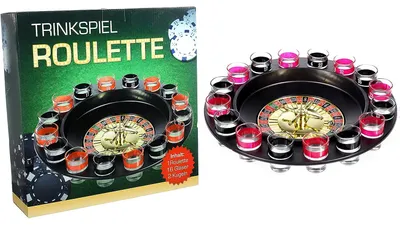 Produktbild von Trinkspiel Roulette Partyspiel Gesellschaftsspiel