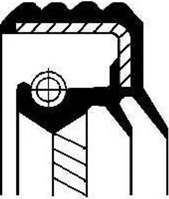 Produktbild von CORTECO Wellendichtring Automatikgetriebe Simmerring 49488416
