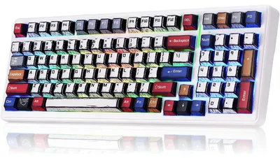 Productafbeelding van Mechanisch Gaming Toetsenbord, Draadloos Warmwisselbaar, RGB Verlichting