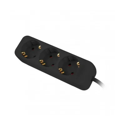 Produktbild von Schuko 3 Steckerleiste Lanberg 2500 W 1,5 m Schwarz