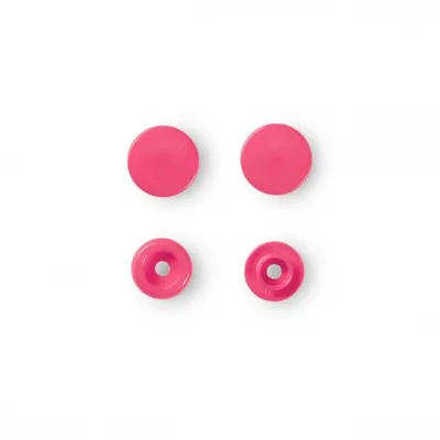 Produktbild von PRYM Nähfrei-Druckknöpfe Color Snaps, rund, Ø 12,4 mm, himbeer