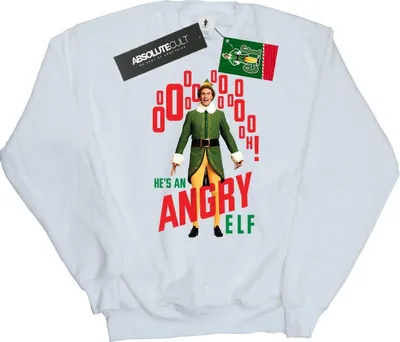 Produktbild von Elf - "Angry Elf" Sweatshirt für Damen BI5222 (S) (Weiß)