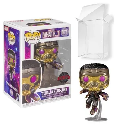 Produktbild von Funko Pop! Marvel: What if...? - T’Challa Star-Lord #871 Special Edition Exclusive