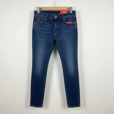 Produktbild von DIESEL Damen Jeans 2017 SLANDY Super Skinny Fit Blau Gr. W33 L32 Stretch
