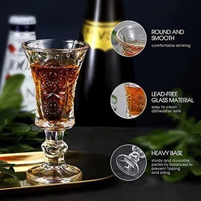 Obrázek produktu pro Sada sklenic na portské víno, sherry a limoncello – 1,3 oz (6 kusů)