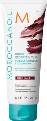 Immagine prodotto di Moroccanoil Color Depositing Mask maschera nutriente con pigmenti colorati Bordeaux 200 ml