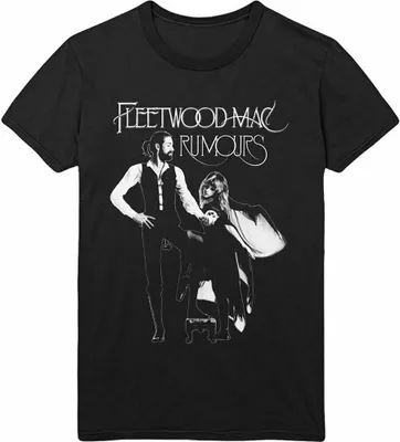Produktbild von Fleetwood Mac - "Rumours" T-Shirt für Herren/Damen Uni RO1265 (XXL) (Schwarz)
