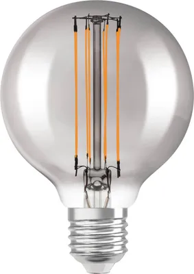 Zdjęcie produktu dla Żarówka Dekoracyjna LED E27 G80 11W = 42W 500lm 1800K Ciepła 320° Filament Ściemnialna OSRAM Vintage 1906