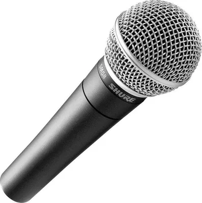 Zdjęcie produktu dla Shure SM58, Mikrofon studyjny, 50 - 15000 Hz, Kardioid, Przewodowa, Czarny, 1 szt.