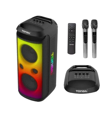 Zdjęcie produktu dla Przenośny Bezprzewodowy Głośnik Tonsil PartyDance 1000 – Bluetooth USB FM SD LED