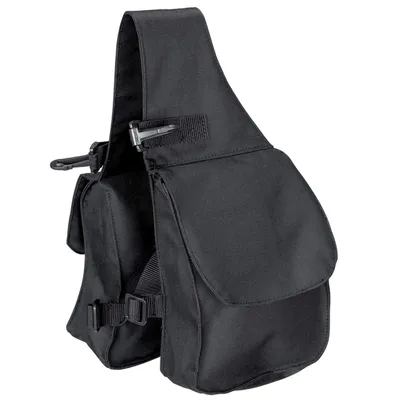 Produktbild von Waldhausen Doppelte Vorderradtasche Schwarz  Schwarz One Size