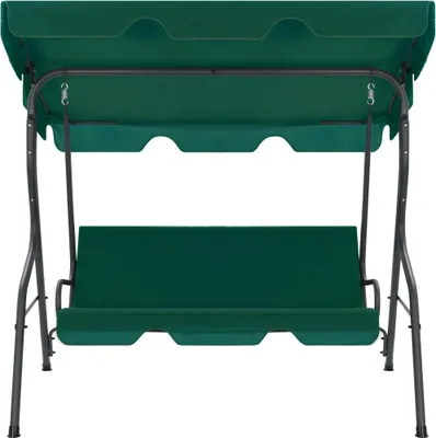 Produktbild von vidaXL Hollywoodschaukel Grün 170×110×153 cm Stoff