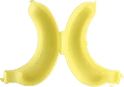Zdjęcie produktu dla Urocze 3 kolory Pojemnik na banany z owocami Pojemnik na lunch Przechowywanie Nowy