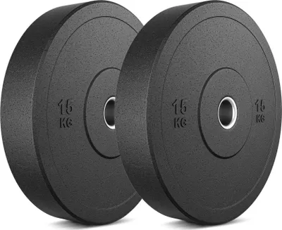 Produktbild von Marbo Sport Bumper Plates Hantelscheiben aus Vollgummi Set 30 kg / 2 x 15 kg