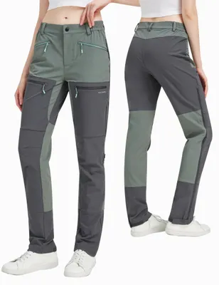 Immagine prodotto di Solidchoice - Pantaloni da trekking da donna, leggeri e traspiranti, con tasche