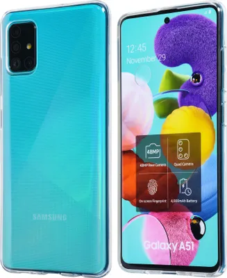 Produktbild von Samsung Galaxy A51 Transparent Back cover case - Soft Touch