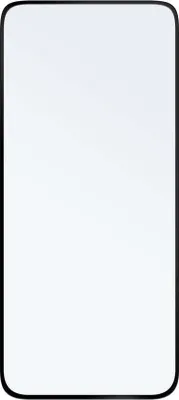 A product shot of a screen protector with a black frame.