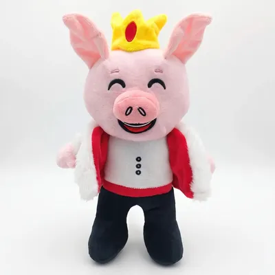 Produktbild von Technoblade Plüschfigur 30cm Kuscheltier Schwein Stofftier Anime Kinder Geburtstag Weihnachten Geschenk