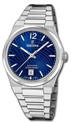 Produktbild von Festina Damenuhr Swiss Made Armbanduhr Edelstahl silber D3UF20052/7