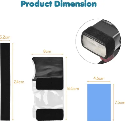 Produktbild von 12pcs Universal Kamera Flash Gels Beleuchtung Filter Farbkorrektur Filter Kit für Speedlight Einfache Installation
