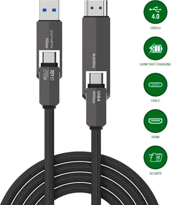 Image de 4Smarts Câble USB4 HDMI ComboCord