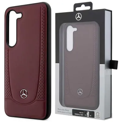 Produktbild von Mercedes MEHCS23MARMRE S23+ S916 rot/rot Hardcase Leder Urban Bengale Handyhülle