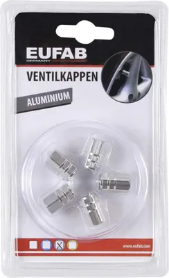Produktbild von EUFAB Aluminium-Ventilkappe chrom