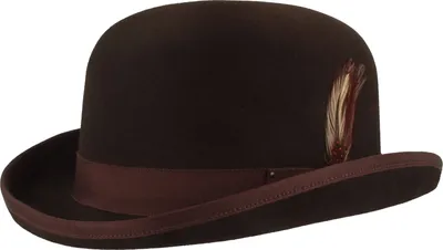 Bailey Derby Melone aus Wollfilz in braun